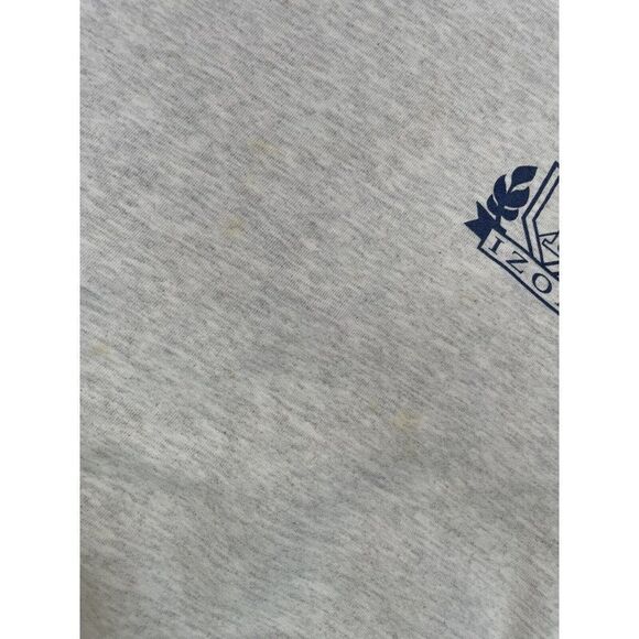 VINTAGE Izod Crewneck Sweatshirt Men Large Gray 90s - Picture 3 of 10